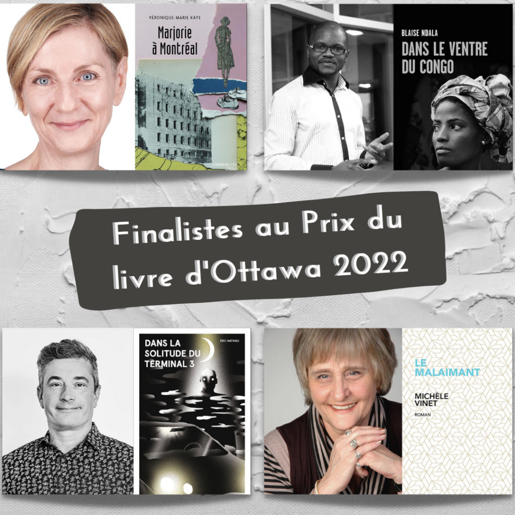 Les finalistes du Prix du livre d’Ottawa 2022 dévoilés!