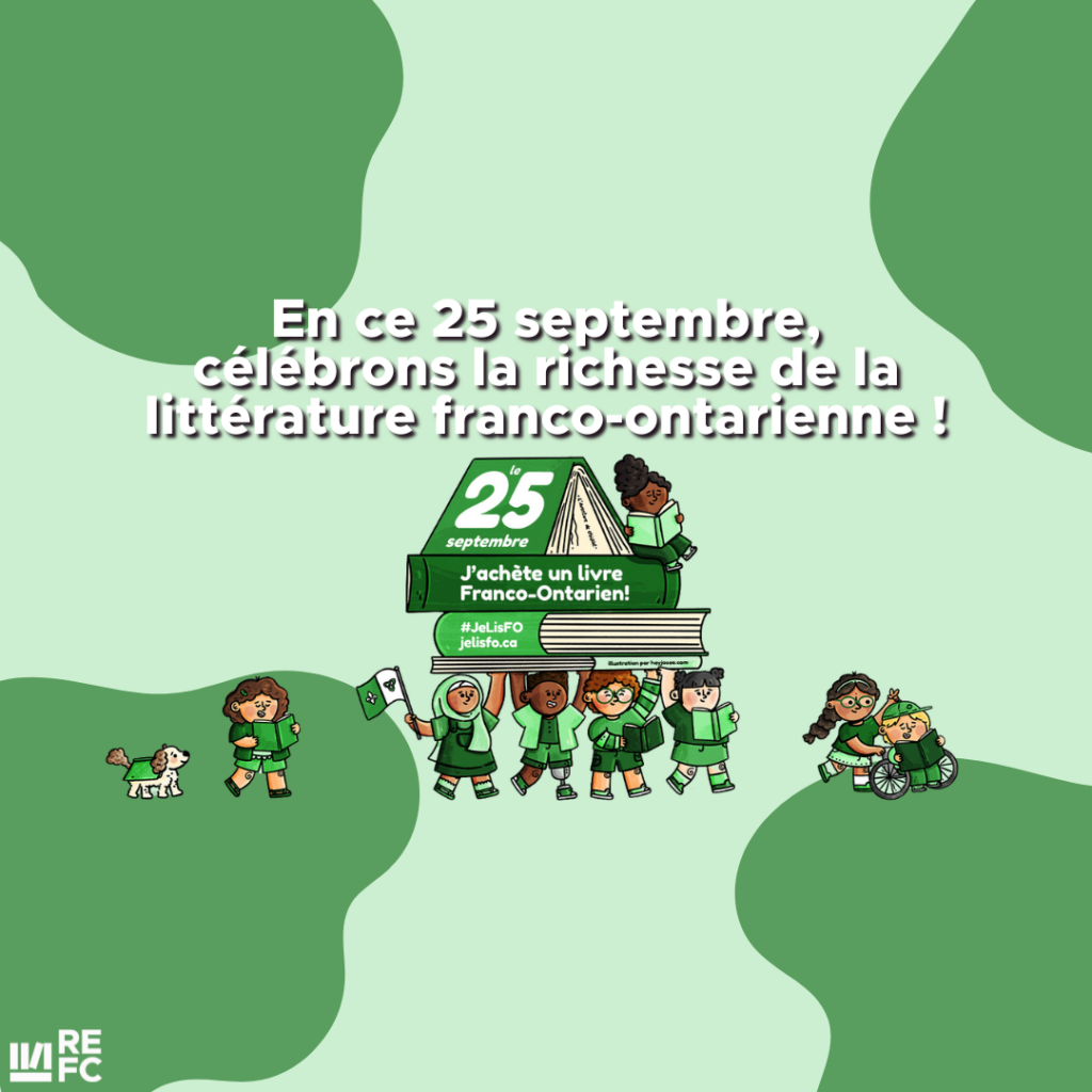 Le 25 septembre, j’achète un livre franco-ontarien !