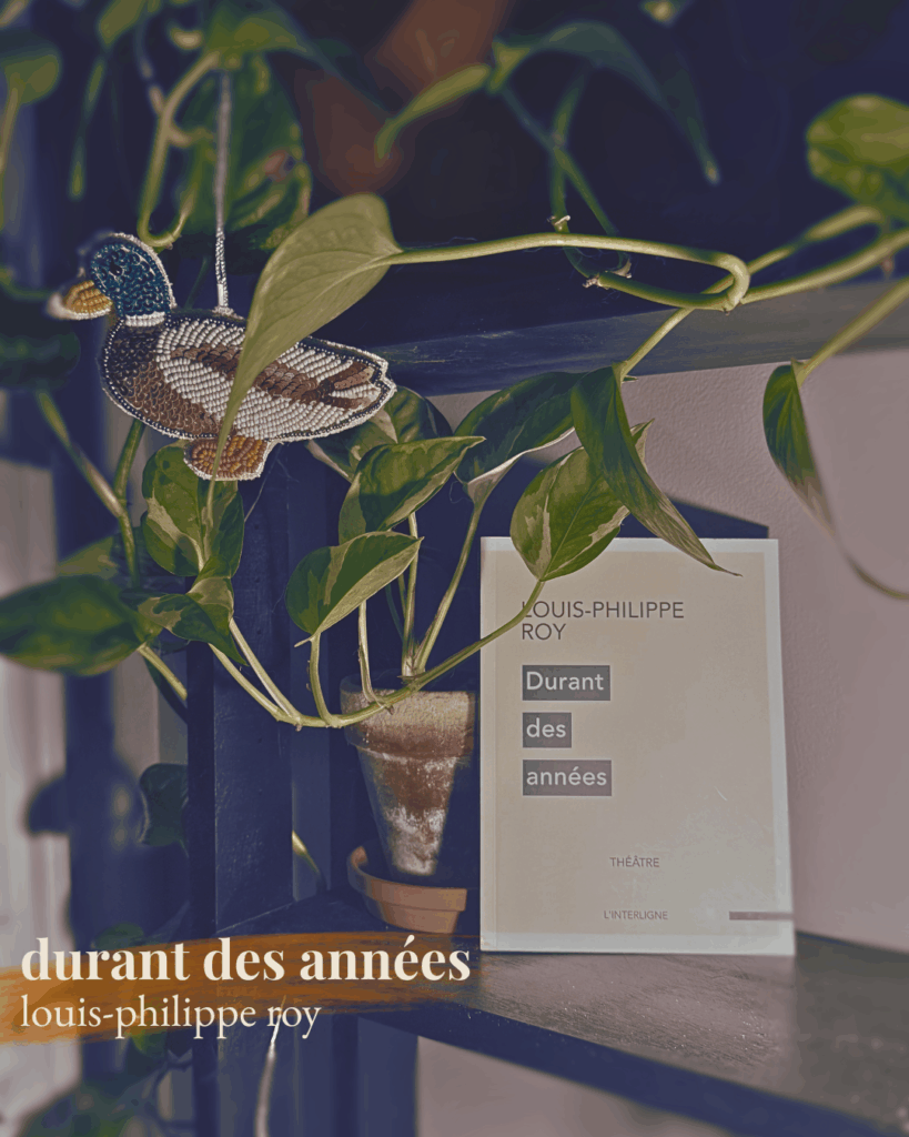 Durant des années de Louis-Philippe Roy – genre true-crime flippé carrément sur son dos